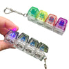 LED Crystal Keyboard Keychain Fidget Toy
