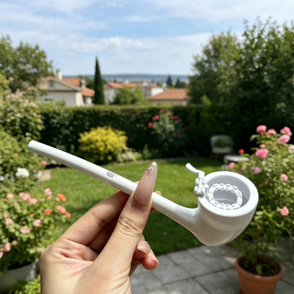 Classic Bubble Pipe Wand for Fun and Stress Relief