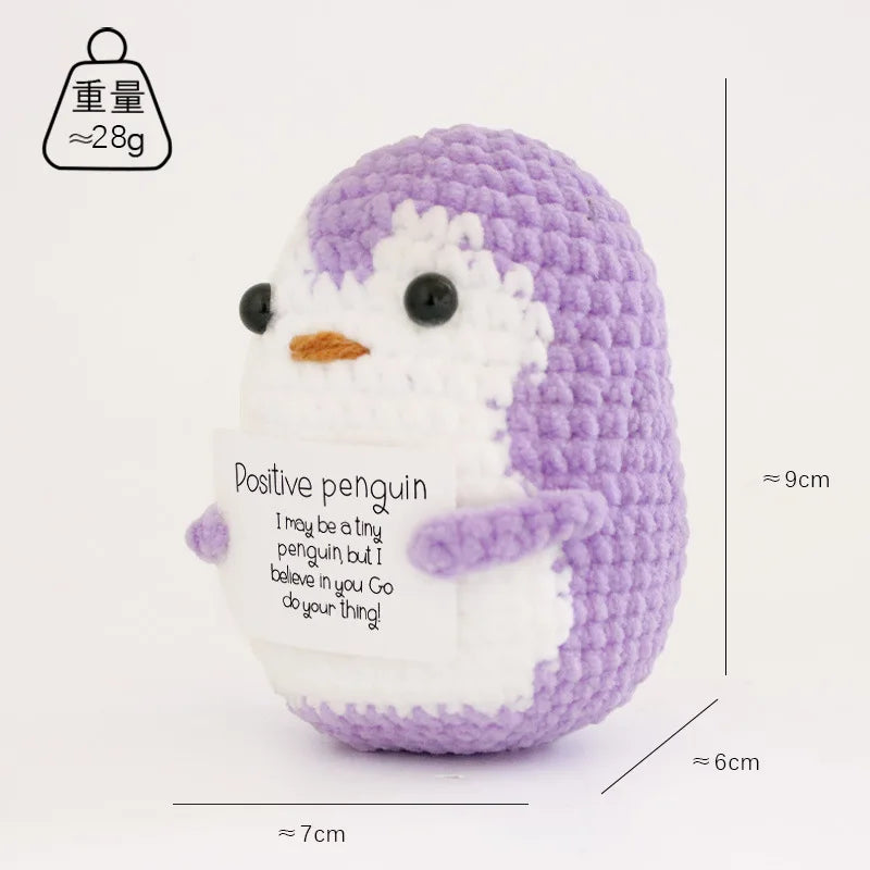 Handmade Crochet Emotional Support Cat Ornament