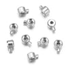 Metal Crimp End Beads for Jewelry Making - Stopper and Positioning Clasps