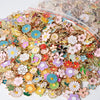 Assorted Enamel Flower Charms for Jewelry Making | Tulip, Rose & More