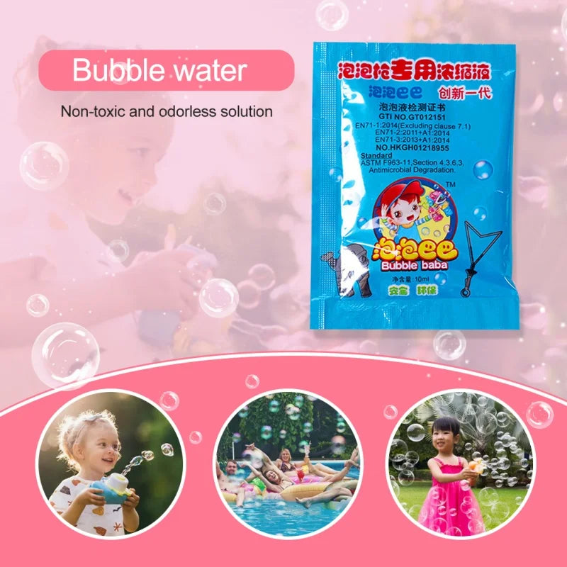 Concentrated Bubble Solution Refills for Bubble Machines & Guns