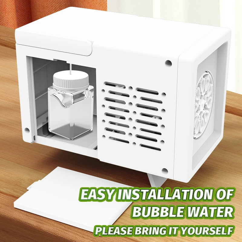 Automatic Bubble Machine for Kids – No Batteries Needed