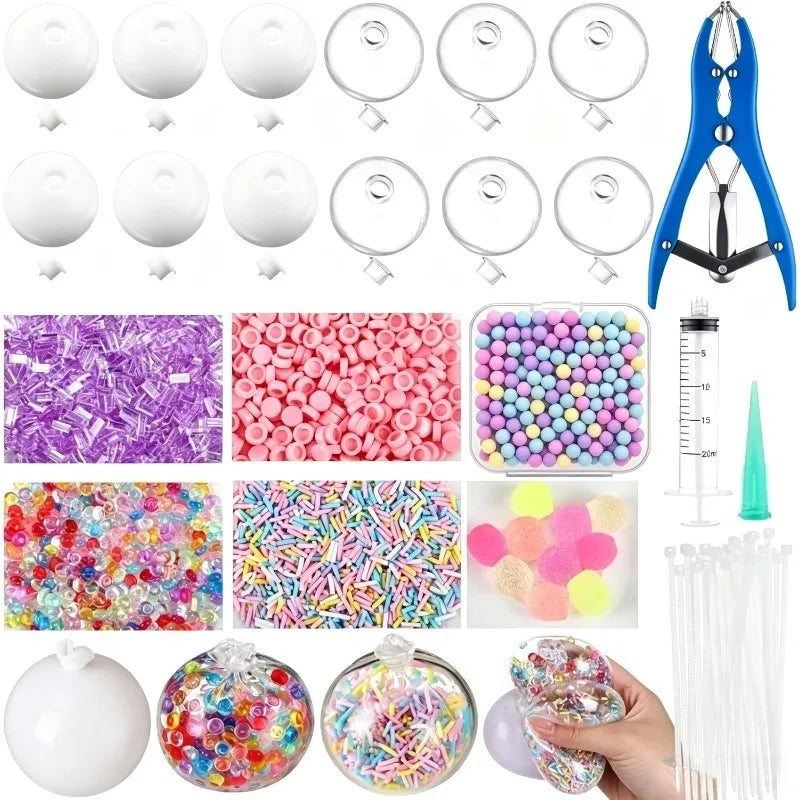 DIY Slow Rebound Stress Relief Squeeze Ball Kit