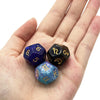 Astrology Divination Dice Set – 3 D12 Constellation Dice for Guidance and Insight