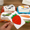 Toddler Animal & Fruit Puzzle Cards with Truck Matching Game