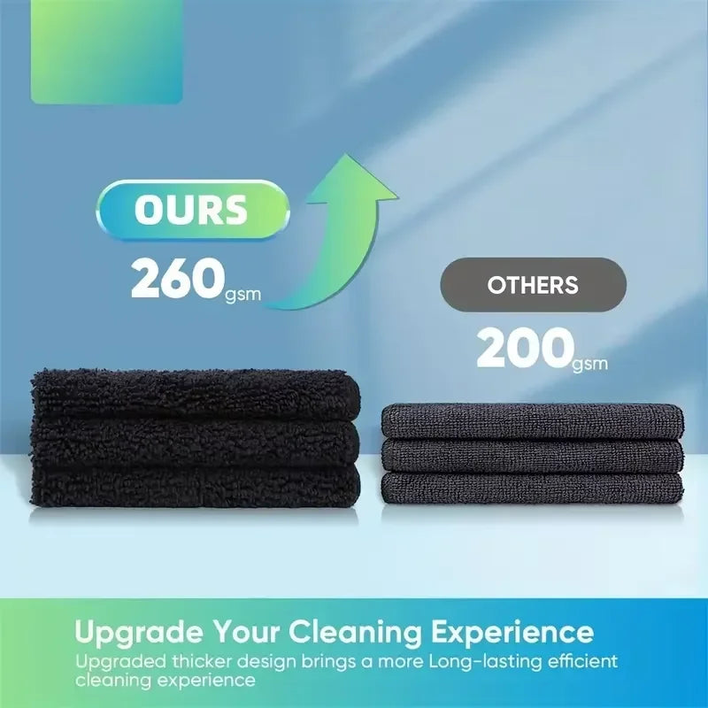 Ultra-Absorbent Microfiber Cleaning Cloths (Multi-Pack)