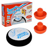 A box and a black puck of the Suspending Shuttle Ball floating toy set.
