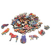 Wooden Animal Jigsaw Puzzle for Kids and Adults