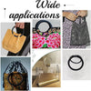 Set of Round Purse Handles for Bag Making (PVC)
