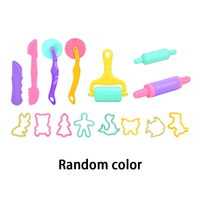Kids Play Dough Tool Kit with Animal & Ocean Molds