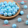 Iridescent Acrylic Round Beads for Jewelry Making (16mm, 20-Pack)
