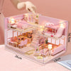 DIY Wooden Dollhouse Kit with Miniature Furniture – 3D Puzzle Craft Set