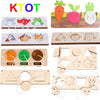Montessori Wooden Busy Board for Toddlers