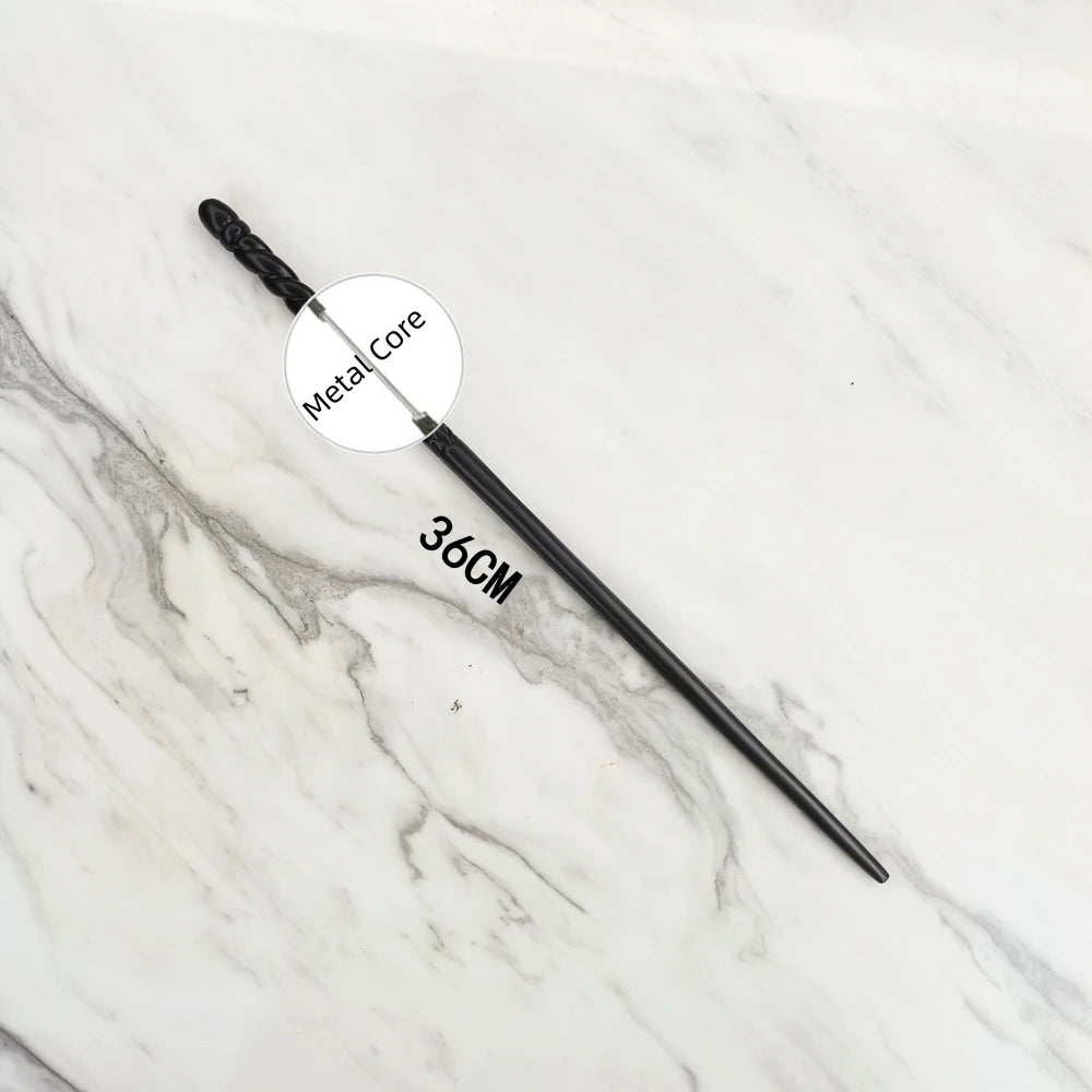 Anime-Inspired Magic Wand with Metal Core and Display Box