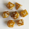 Colorful Pearl Polyhedral Dice Set for Tabletop RPGs