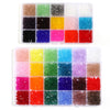 Faceted Glass Crystal Rondelle Bead Kit for Jewelry Making