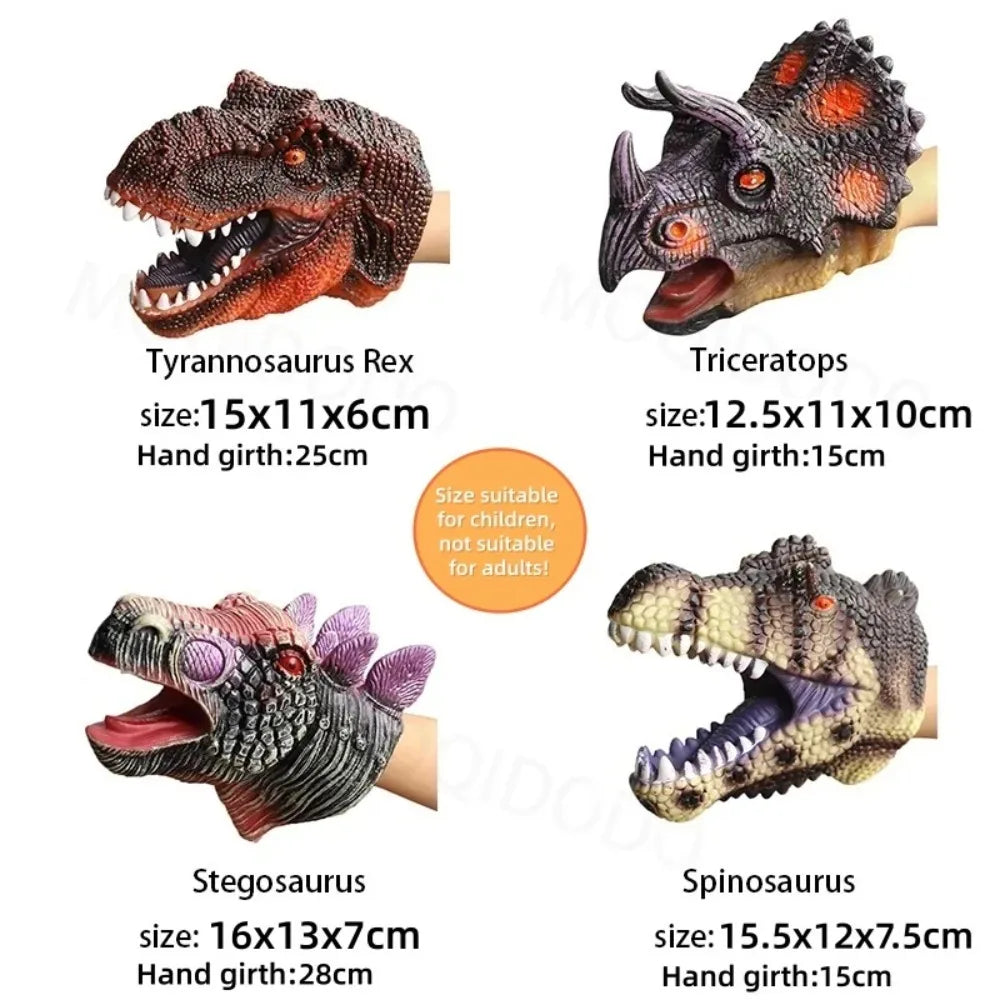 Realistic T-Rex Soft Plush Hand Puppet