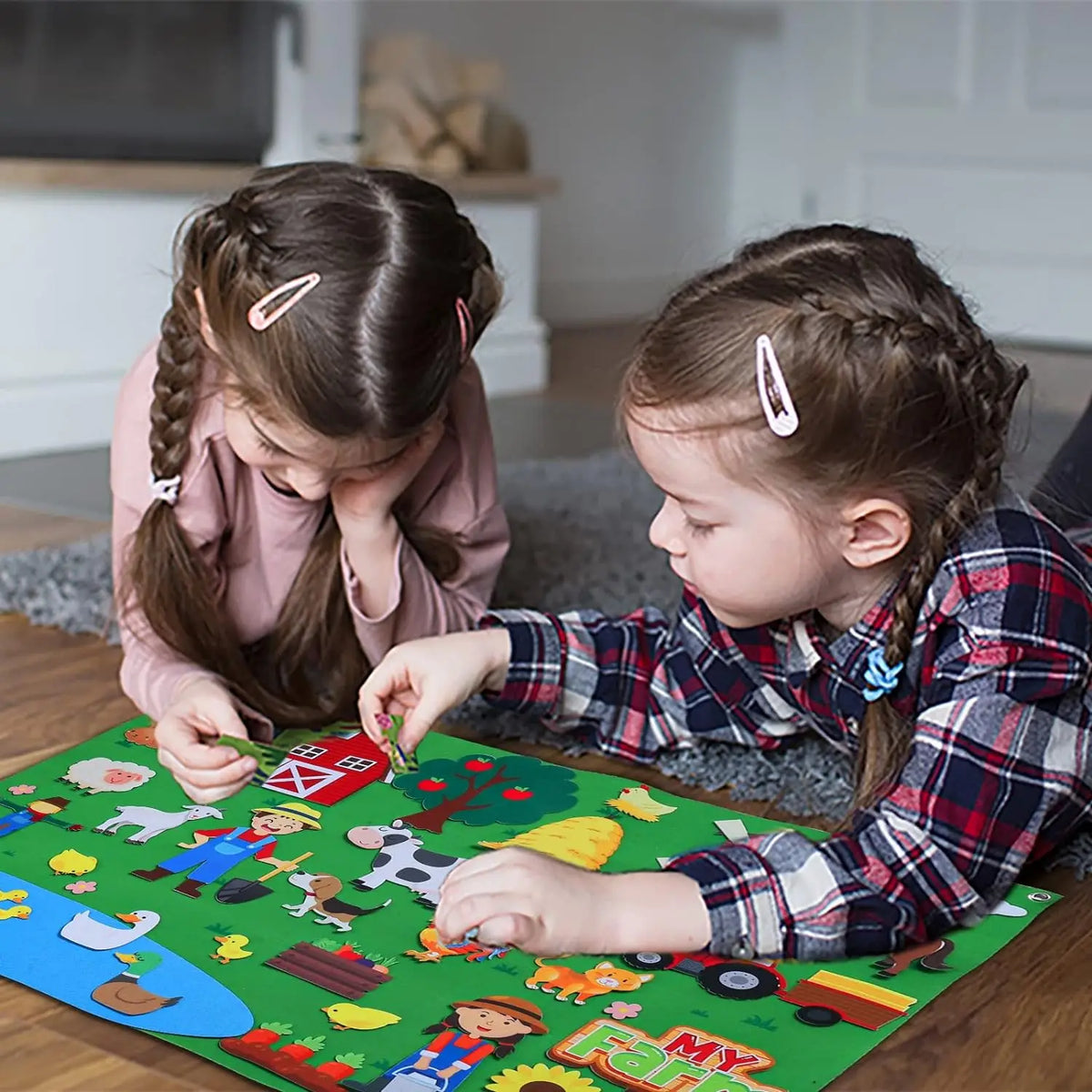 Farm Animals Felt Story Board Set for Early Learning