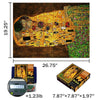 A 1000-piece jigsaw puzzle of Van Gogh's Starry Night featuring vibrant yellows, blues, and greens.