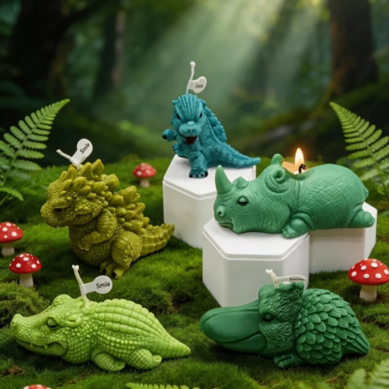 Cute Animal Silicone Mold Set for Candles and Soap Making