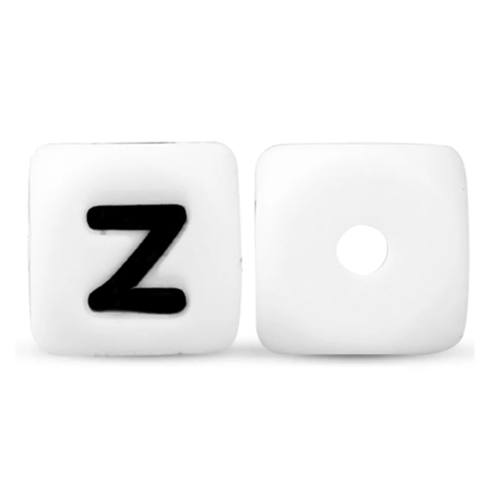 Silicone Letter Beads for DIY Bracelets and Jewelry Making