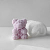 3D Bear Hug Rose Silicone Mold for DIY Crafts