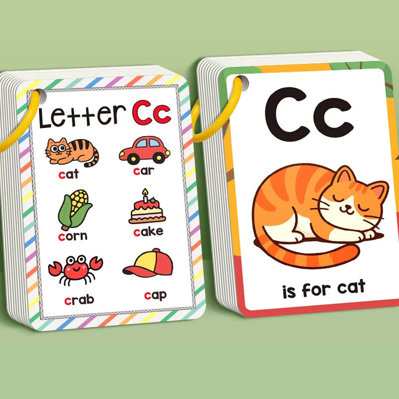 English Alphabet Flash Cards for Early Learning