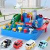 Racing Rail Car Adventure Set — Mechanical Track Toy for Kids
