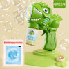 Dinosaur Bubble Gun with LED Lights – Automatic Bubble Blower for Kids