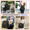 Foldable 4-in-1 Diaper Bag Backpack with Changing Pad