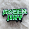 Green Rock Band Pin – Metal Lapel Brooch for Music Lovers