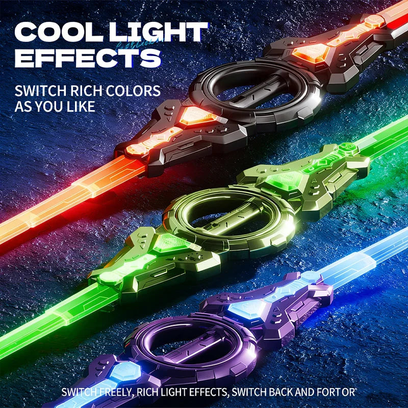 Retractable Double-Ended LED Glow Sword Toy