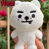 Kawaii Animal Plush Pendant Keychains (Set of 6)