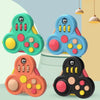Rotating Fidget Toy with Gears, Buttons & Joystick