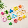 Montessori Wooden Sorting & Stacking Toy for Toddlers