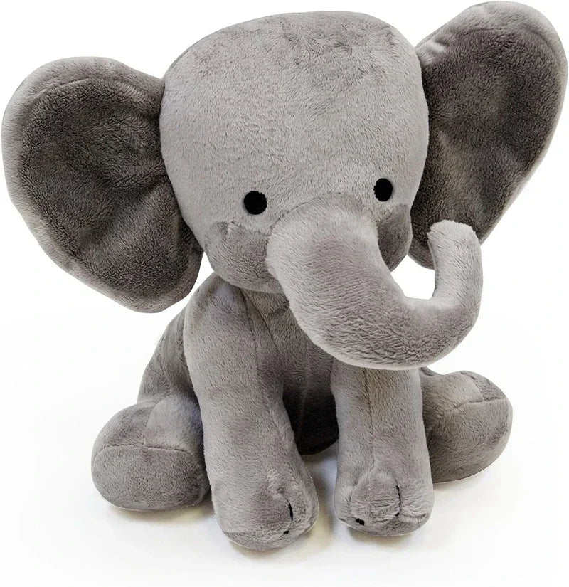 Soft Gray Elephant Plush Toy – Cuddly Stuffed Animal