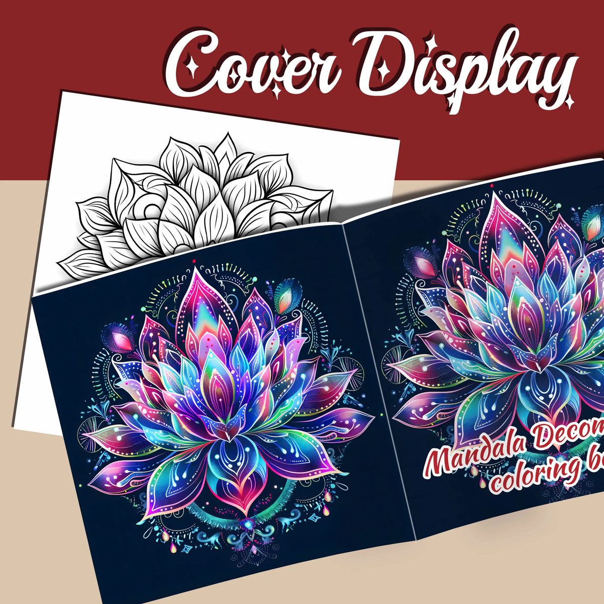 Intricate Mandala Coloring Book for Adult Stress Relief