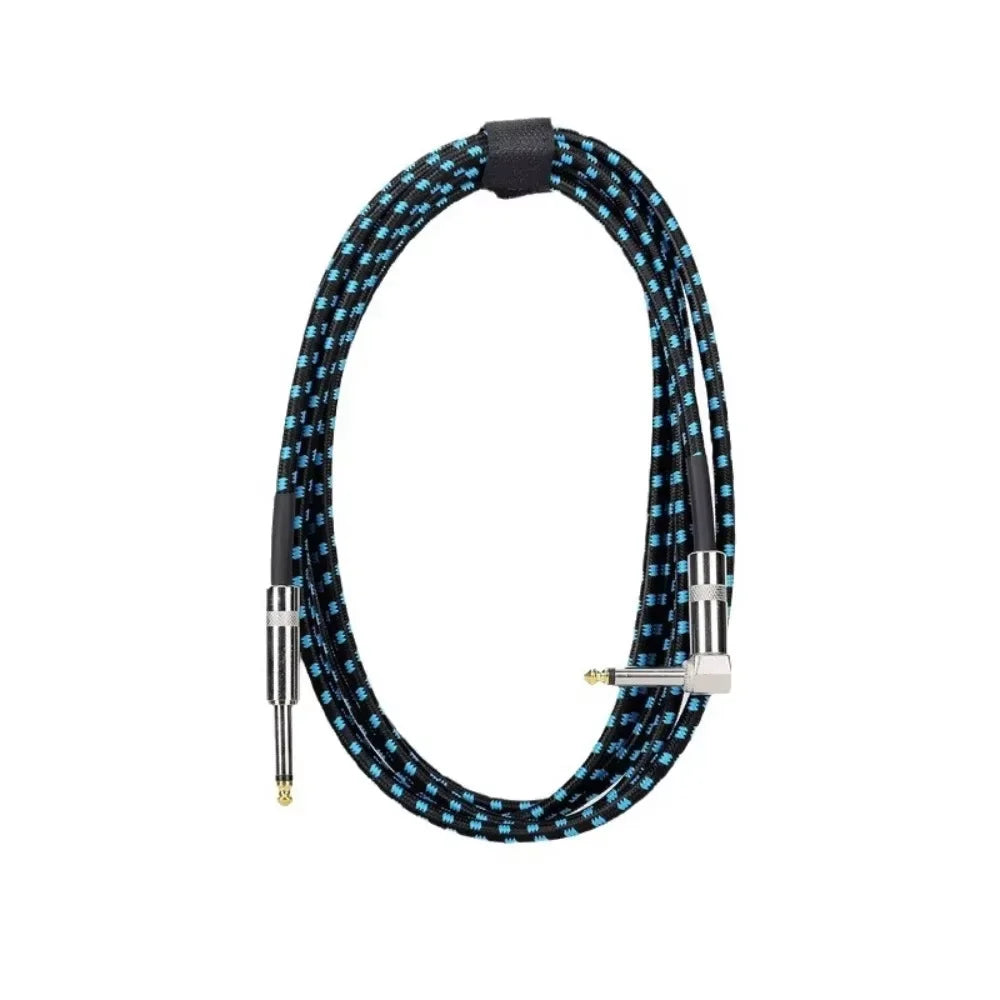 6.35mm Instrument Cable for Guitar & Bass – Flexible, Noise-Isolated 1.5m to 10m