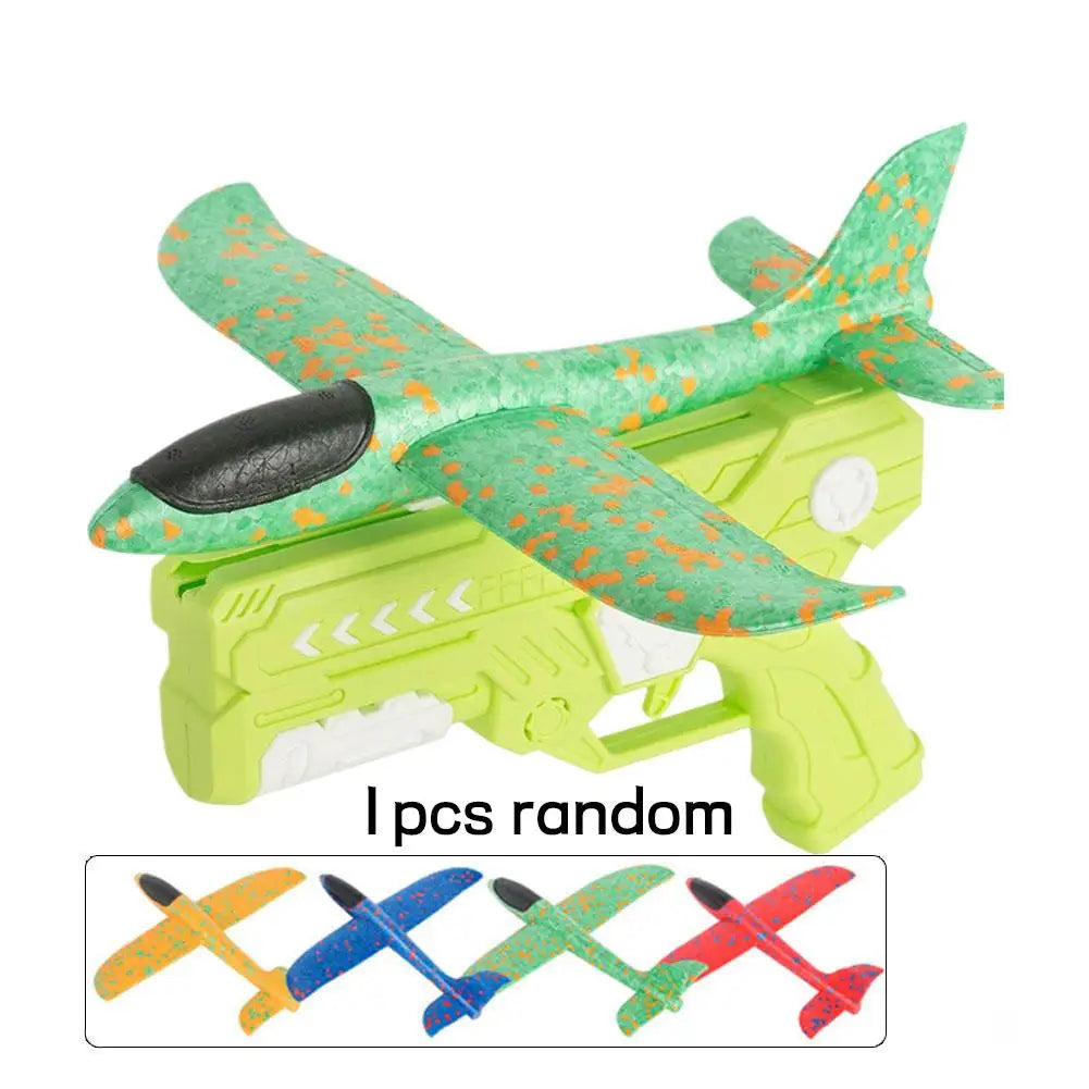 Foam Glider Plane Launcher Toy for Outdoor Play
