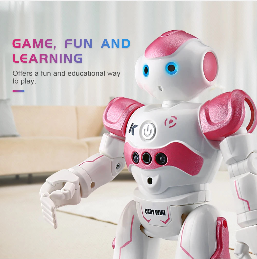 Interactive Gesture-Controlled Robot with Dance and Learning Modes