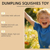 Squishy Steamed Bun Stress Ball with Slow-Rising Glitter