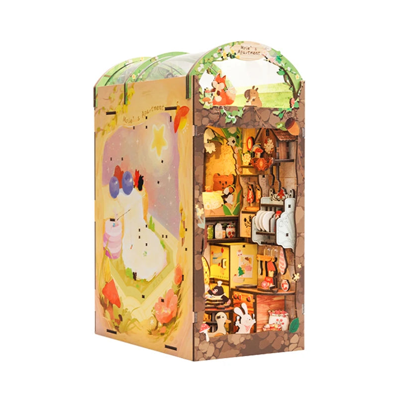 Eternal Bookstore DIY Book Nook Kit with LED Lighting