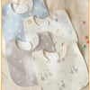 Soft Cotton Waterproof Baby Bibs (3-Pack, U-Shaped Design)