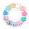 Crown Shaped Silicone Beads for DIY Jewelry & Teethers
