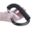 Heavy-Duty Aluminum Carabiner Stroller Hooks for Bags and Purses