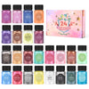 24-Color Mica Powder Set for Epoxy Resin, Soap, and Jewelry Crafting