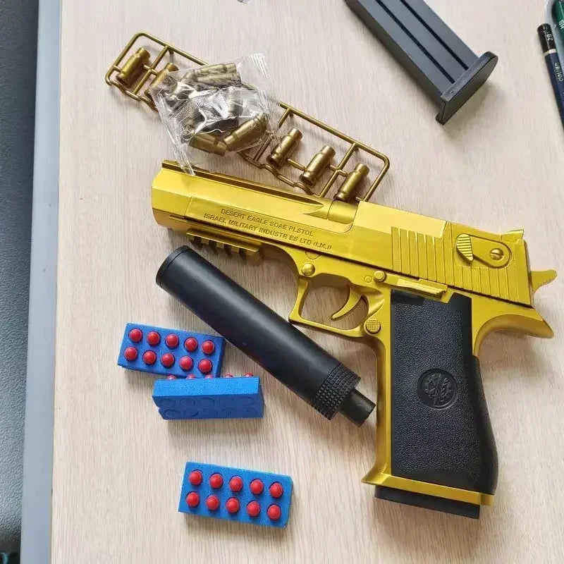 Foam Dart Blaster Toy Gun with Shell Ejecting Action
