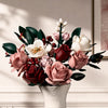 Pink Rose Bouquet Building Block Set