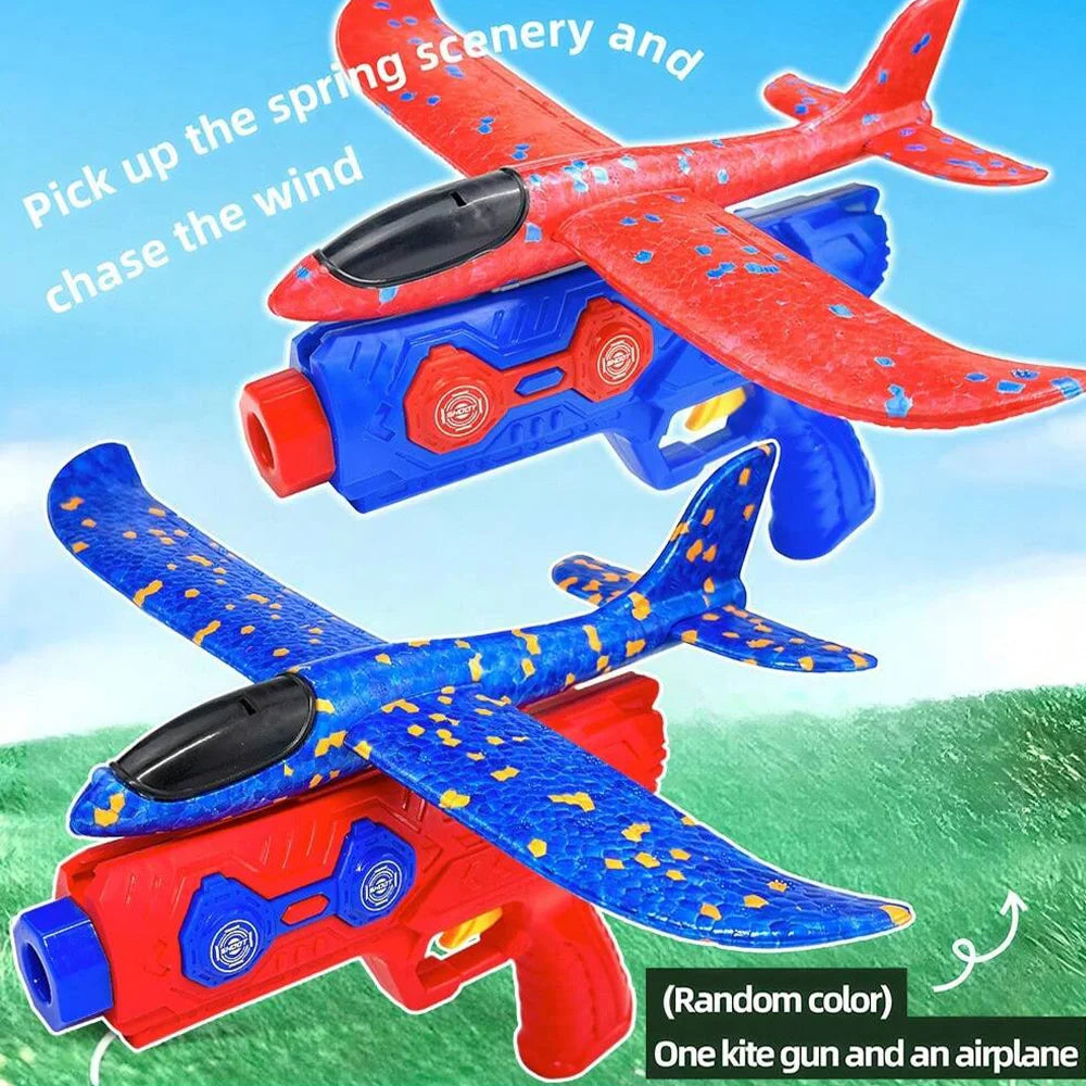 Kids' Foam Catapult Glider Planes – Outdoor Flying Toy Set